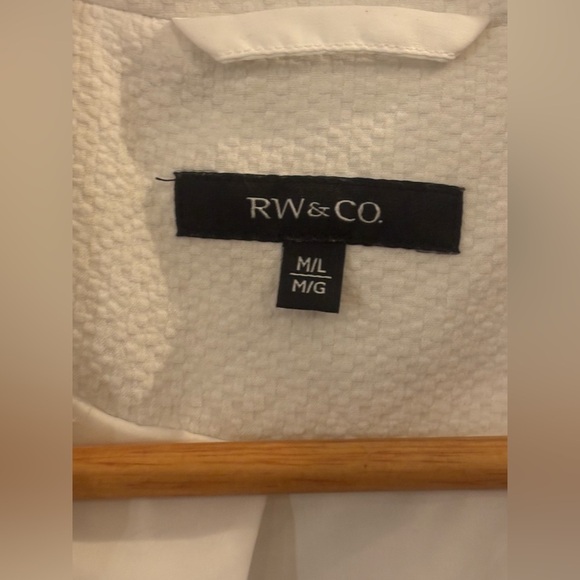 RW&CO Cream Textured Oversized Blazer • Minimalist Quiet Luxury Timeless M/L Fit - Picture 9 of 13